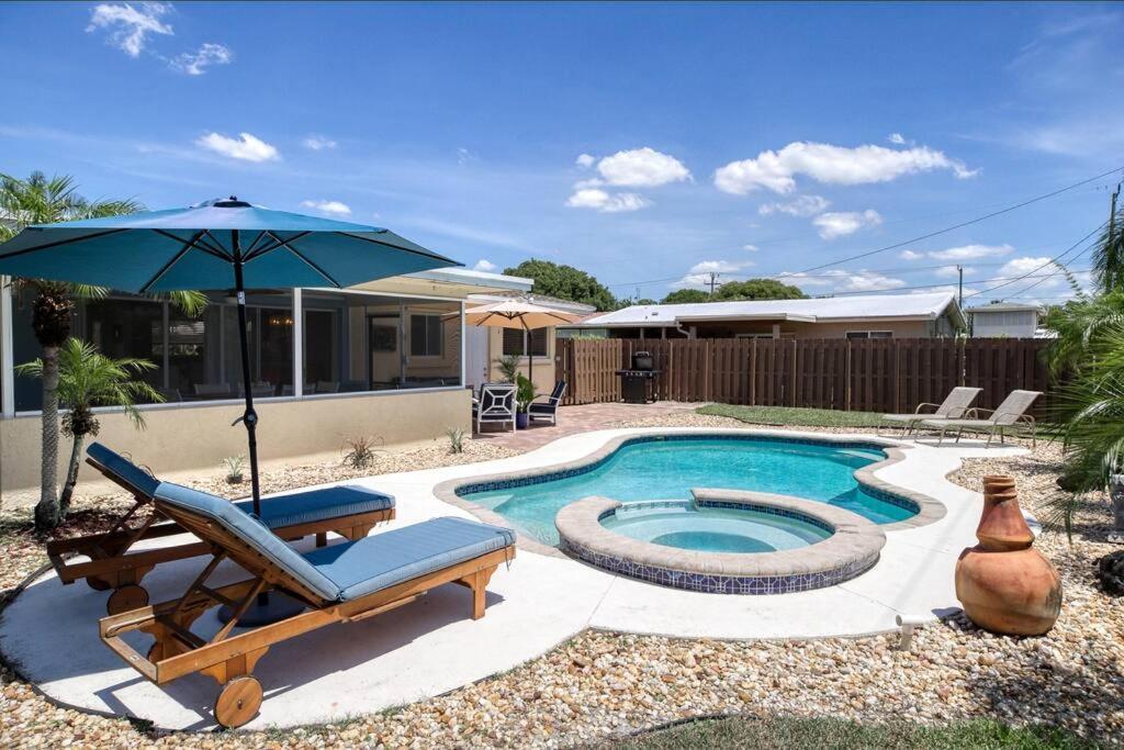 Paradise 4 Min To The Beach With Private Heated Pool Deerfield Beach Kültér fotó